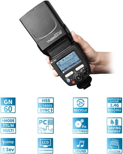 Yongnuo YN685EX-RF Sony Uyumlu HSS TTL Tepe Flaşı