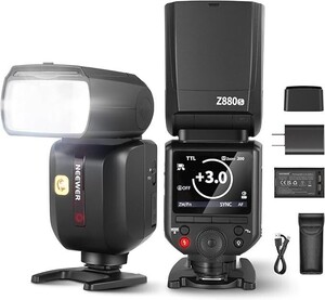 Neewer - Z880-S TTL Sony Uyumlu 76W Akülü Tepe Flaşı