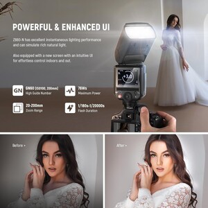 Z880-S TTL Sony Uyumlu 76W Akülü Tepe Flaşı - Thumbnail