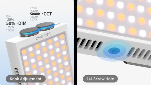 Zhiyun CINEPEER CM25 Led Dolgu Işığı