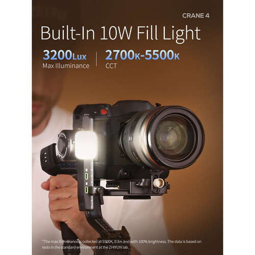 Zhiyun CRANE 4 Combo 3 Eksenli El Gimbalı