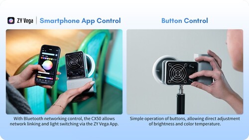 Zhiyun MOLUS X100 RGB Pro Pocket Light