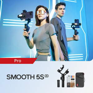 Zhiyun Smooth 5S AI Pro Telefon Gimbali - Thumbnail