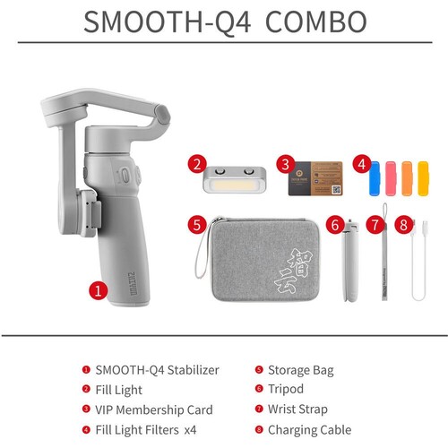 Zhiyun SMOOTH-Q4 Combo Telefon Gimbali