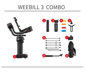 Zhiyun Weebill 3 Combo Gimbal - Thumbnail