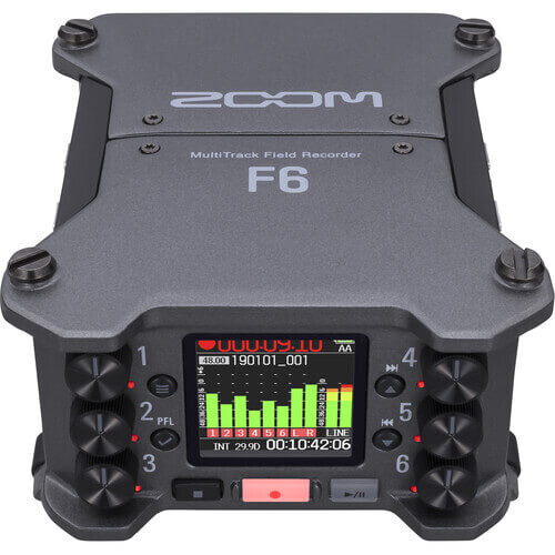 Zoom F6 Çok Kanallı Alan Kaydedici (6 Girişli)
