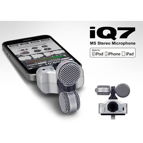 Zoom IQ7 Stereo Kayıt Mikrofonu