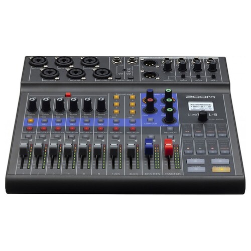 Zoom LiveTrak L-8 8-Kanal Kayıt Özellikli Dijital Mikser