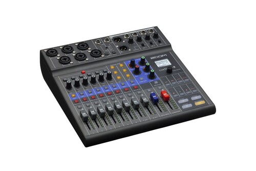 Zoom LiveTrak L-8 8-Kanal Kayıt Özellikli Dijital Mikser